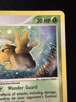 Pokemon Shedinja Dragon Card 11/97 Holo Rare TCG 🌀 Swirl - Image 3