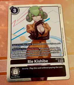 Digimon Card Game Rie Kishibe BT22-090 R Cyber Eden - Image 1