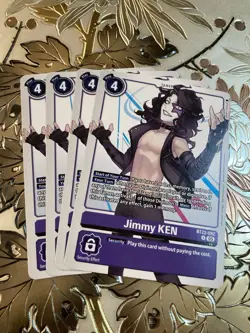 Digimon Card Game Playset Jimmy KEN BT22-092 U Cyber Eden - Image 1