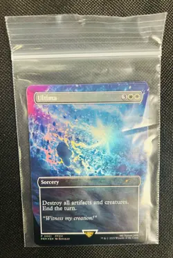 Magic: The Gathering- Ultima, Ancient Foil Final Fantasy Promo Standard Card - Image 1