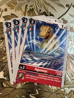 Digimon Card Game Playset Agumon BT22-008 U Cyber Eden - Image 1