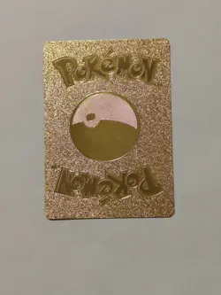 Pokemon TCG Blue Charizard VMAX Gold Foil Fan Art Display Card - Image 2