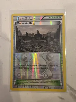 Mountain Ring 97/111 Rev Reverse Holo XY Furious Fists Pokemon Card - LP/NM - Image 1