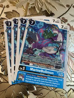 Digimon Card Game Playset MarineBullmon BT22-024 U Cyber Eden - Image 1