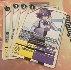 Digimon Card Game Mirei Mikagura BT22-089 R Cyber Eden Playset Of 4 - Image 1
