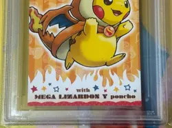 PSA 10 Poncho Pikachu Charizard Pokemon Japanese XY Promo Business Card 2016 - Image 3