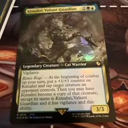 Kimahri, Valiant Guardian Extended Art Foil - Commander: Final Fantasy MTG - Image 1