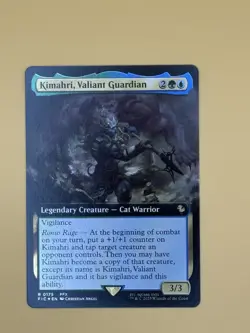 Kimahri, Valiant Guardian Extended Art Foil - Commander: Final Fantasy MTG - Image 1