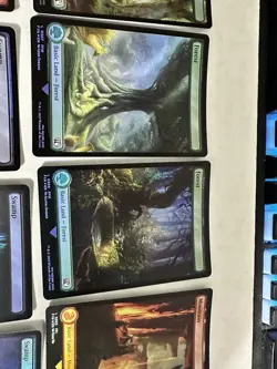 Magic Final Fantasy FOIL Basic Lands Complete Set of 16 - Full Art Land MTG NM - Image 3
