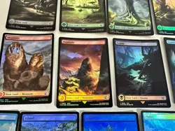 Magic Final Fantasy FOIL Basic Lands Complete Set of 16 - Full Art Land MTG NM - Image 5