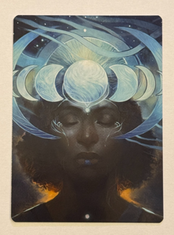 MTG Magic FDN Foundations Art Series #31 Lunar Insight - Image 1