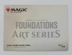 MTG Magic FDN Foundations Art Series #31 Lunar Insight - Image 2