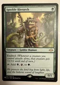 Ignoble Hierarch (REGULAR) x1 - MTG The List PLST #MH2-166 - Image 1