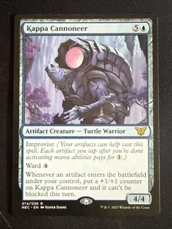 1x Kappa Cannoneer (14) Commander: Kamigawa Neon Dynasty LP MTG Magic x1 MKE - Image 1