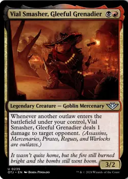 Vial Smasher, Gleeful Grenadier Non-Foil Outlaws of Thunder Junction 235 NM MTG - Image 1