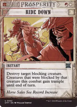 Ride Down Non-Foil Outlaws of Thunder Junction: Breaking News 52 NM MTG - Image 1