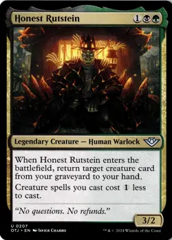 Honest Rutstein Non-Foil Outlaws of Thunder Junction 207 NM MTG - Image 1