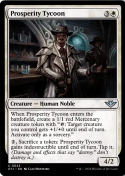 Prosperity Tycoon Non-Foil Outlaws of Thunder Junction 25 NM MTG - Image 1