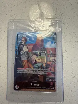 One Piece Shanks Leader PSA Promo Card Exclusive OP09-001 Sealed - Image 1