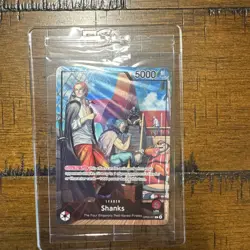 One Piece Shanks Leader PSA Promo Card Exclusive OP09-001 Sealed - Image 1