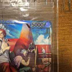 One Piece Shanks Leader PSA Promo Card Exclusive OP09-001 Sealed - Image 5