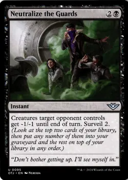 Neutralize the Guards Non-Foil Outlaws of Thunder Junction 95 NM MTG - Image 1