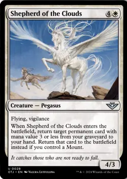 Shepherd of the Clouds Non-Foil Outlaws of Thunder Junction 28 NM MTG - Image 1