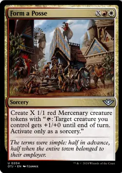 Form a Posse Non-Foil Outlaws of Thunder Junction 204 NM MTG - Image 1