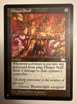 MTG Dingus Staff The List Reprints Regular - Image 1