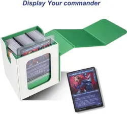 MTG Deck Box for Commander Display,Card Deck Case Fits 100 Double Sleeved Cards, - Image 2
