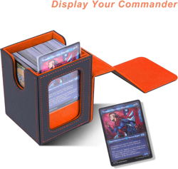 MTG Deck Box for Commander Display,Card Deck Case Fits 100 Double Sleeved Cards, - Image 2