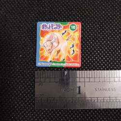 Tauros Pokemon Bros Card Anime Mini Game Boy Nintendo Rare Japan No128 - Image 2