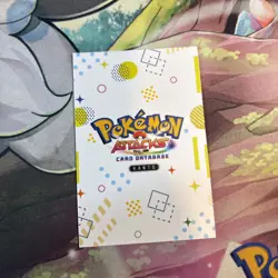 Pokemon Mewtwo #150 Database Attacks Set Pink Shattered Holo - Image 2