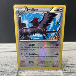 Pokemon TCG Cards Swellow 71/108 Roaring Skies Reverse Holo Rare - Image 1