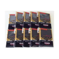 KMC Card Sleeves Silky Matte Black (10 Packs of 50) New - Image 1