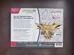 Pokemon TCG Scarlet & Violet 151 Factory Sealed Zapdos Ex Collection Box! - Image 2