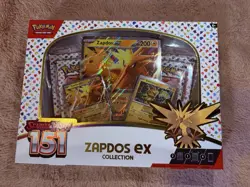 Pokemon TCG Scarlet & Violet 151 Factory Sealed Zapdos Ex Collection Box! - Image 1