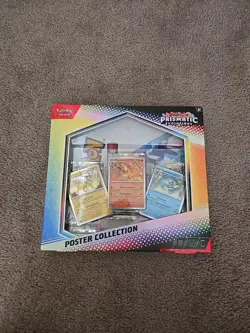 Pokemon Scarlet & Violet Prismatic Evolutions Poster Collection Box QTY - Image 1