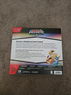 Pokemon Scarlet & Violet Prismatic Evolutions Poster Collection Box QTY - Image 2