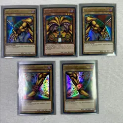 Yugioh - Exodia The Fobidden One Complete Set YGLD Unlimited Ultra Rare NM - Image 1