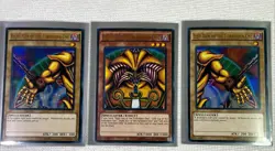 Yugioh - Exodia The Fobidden One Complete Set YGLD Unlimited Ultra Rare NM - Image 2