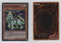 SR - Gusto Thunbolt 1st Ed. YuGiOh Hidden Arsenal 5: Steelswarm Invasion 3c7 - Image 3