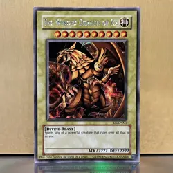 YuGiOh The Winged Dragon of Ra DOD-001 Secret Rare Holographic Yu-Gi-Oh! - Image 1
