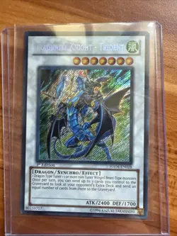 DRAGUNITY KNIGHT - TRIDENT FRENCH SECRET HA04-EN028 FR028 NEAR MINT YUGIOH - Image 1