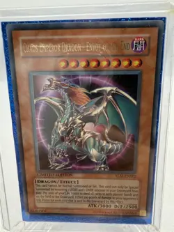 VINTAGE YU-GI-OH 1996 CHAOS EMPEROR DRAGON ENVOY OF THE END TLM-ENSE2 YUGIOH - Image 2