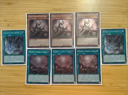 YuGiOh PRIMITE Core 3x LORDLY LODE 1ST Ed Secret Rare BLMM Ether Beryl Drillbeam - Image 1