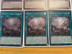 YuGiOh PRIMITE Core 3x LORDLY LODE 1ST Ed Secret Rare BLMM Ether Beryl Drillbeam - Image 3
