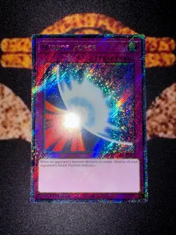 🔥YUGIOH • MIRROR FORCE • PLATINUM SECRET RARE • RA03-EN093 • 1st EDITION • NM🔥 - Image 5