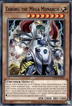 Zaborg The Mega Monarch - OP28-EN016 - NM - YuGiOh - Image 1