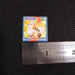 Growlithe Pokemon Bros Card Anime Mini Game Boy Nintendo Rare Japan No.058 - Image 2